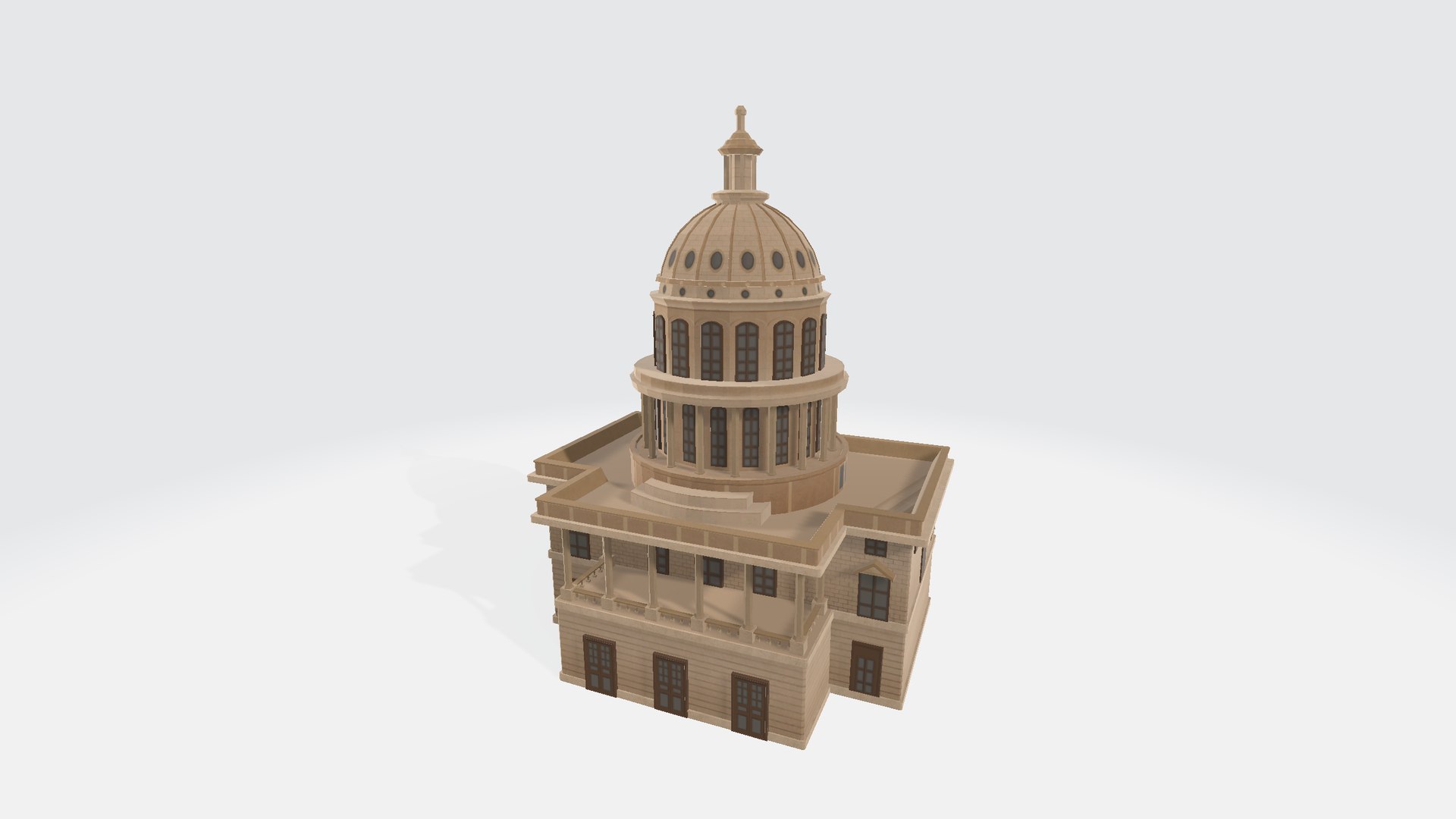Capitol Mini 3D Model - TurboSquid 2342766