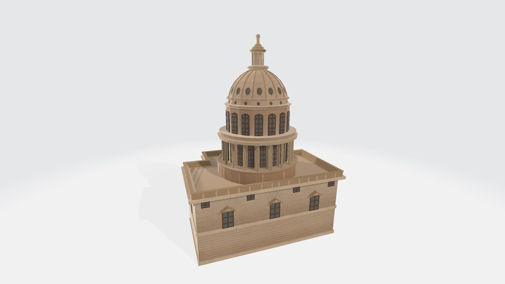 Capitol Mini 3D Model - TurboSquid 2342766