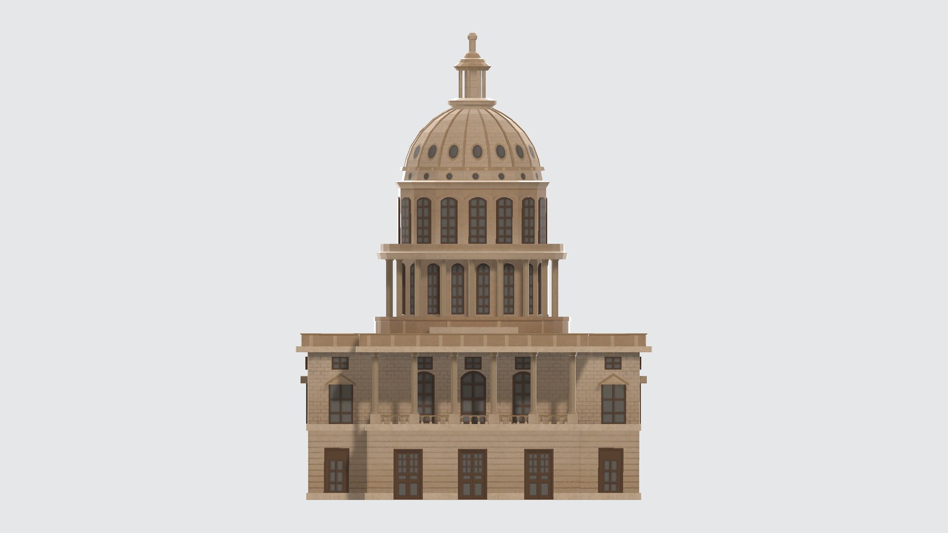 Capitol Mini 3D Model - TurboSquid 2342766
