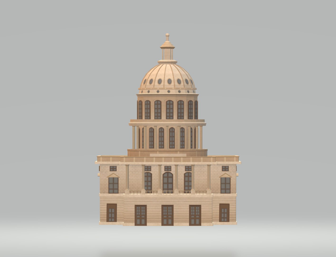 Capitol Mini 3D Model - TurboSquid 2342766