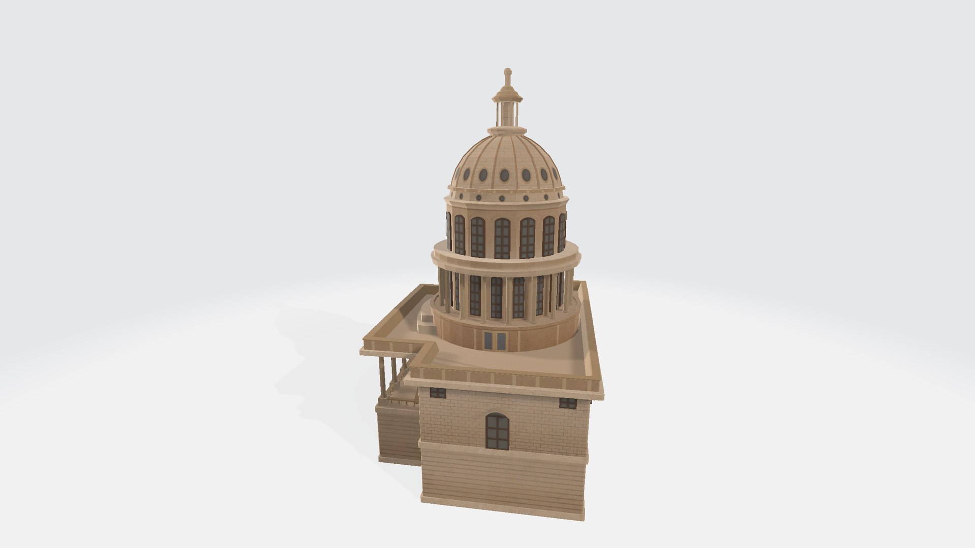 Capitol Mini 3D Model - TurboSquid 2342766