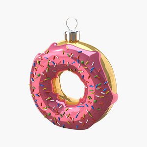 Christmas Donut 3D model