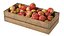 Apple Red Wooden Crate