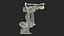Ultra Robotic Arm Yellow Rigged 3D model