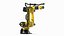 Ultra Robotic Arm Yellow Rigged 3D model