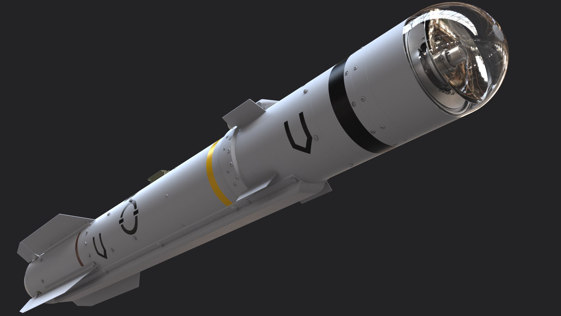 Brimstone 2 Missile 3D Model - TurboSquid 1642327