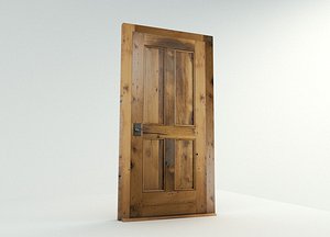 solid wood doors 3D