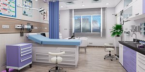 3D General Clinic Scene-Hospital Interior