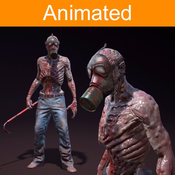 character crazy 3d model