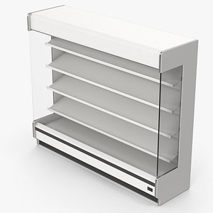 3D Refrigerator Display Case model