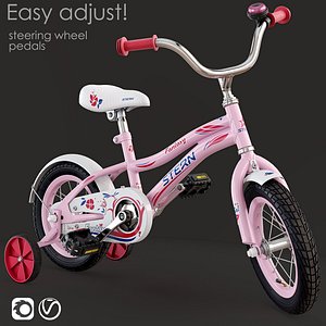 3D Children bicycle. STERN model