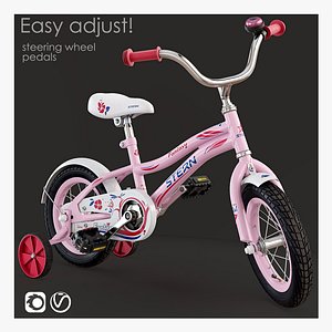 3D Children bicycle. STERN model