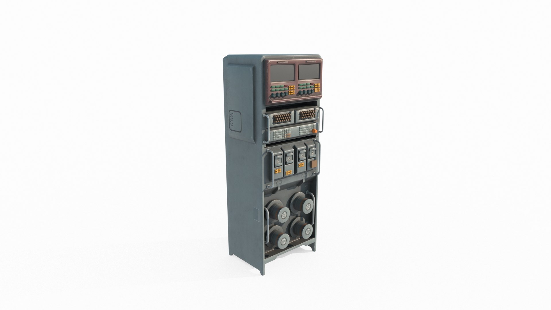 Future Sci-fi Facility Computer Cabinet 3D - TurboSquid 2417307