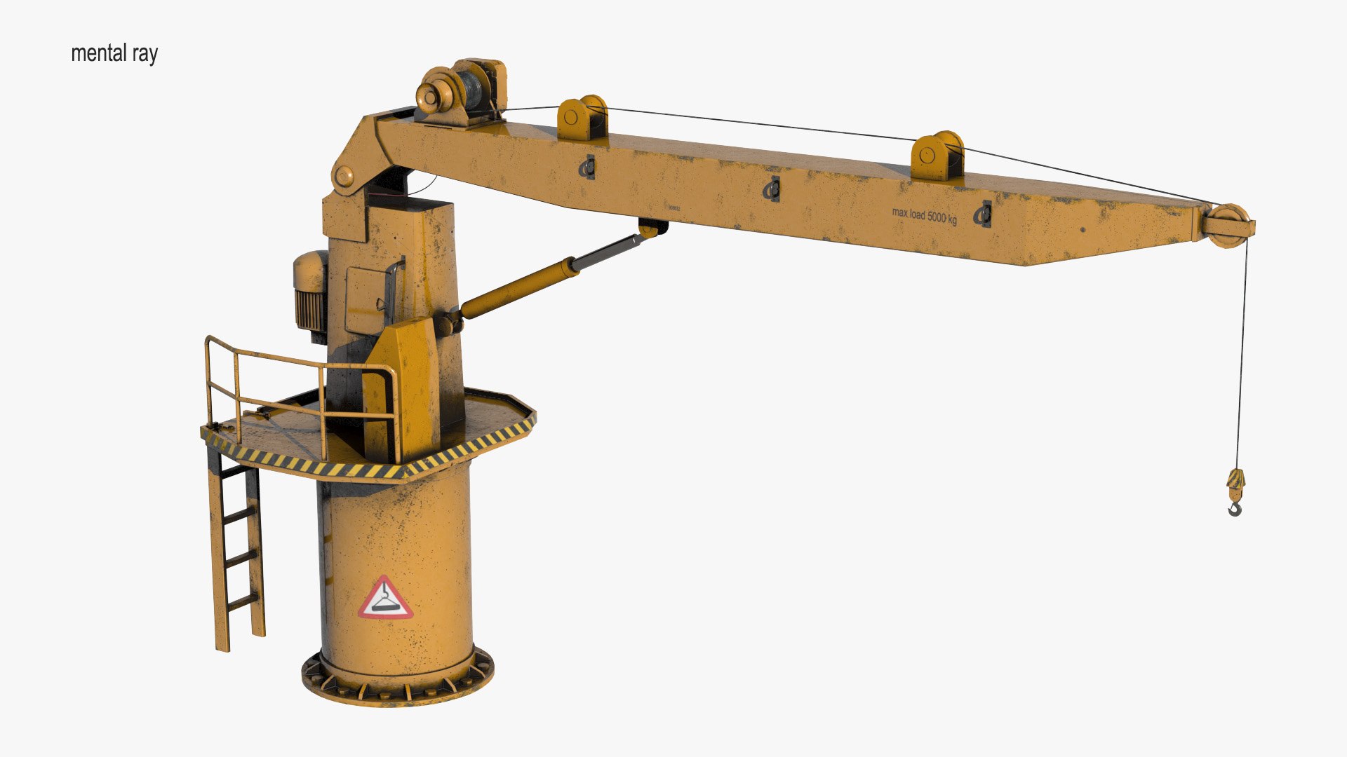 3D Davit Model - TurboSquid 1467749