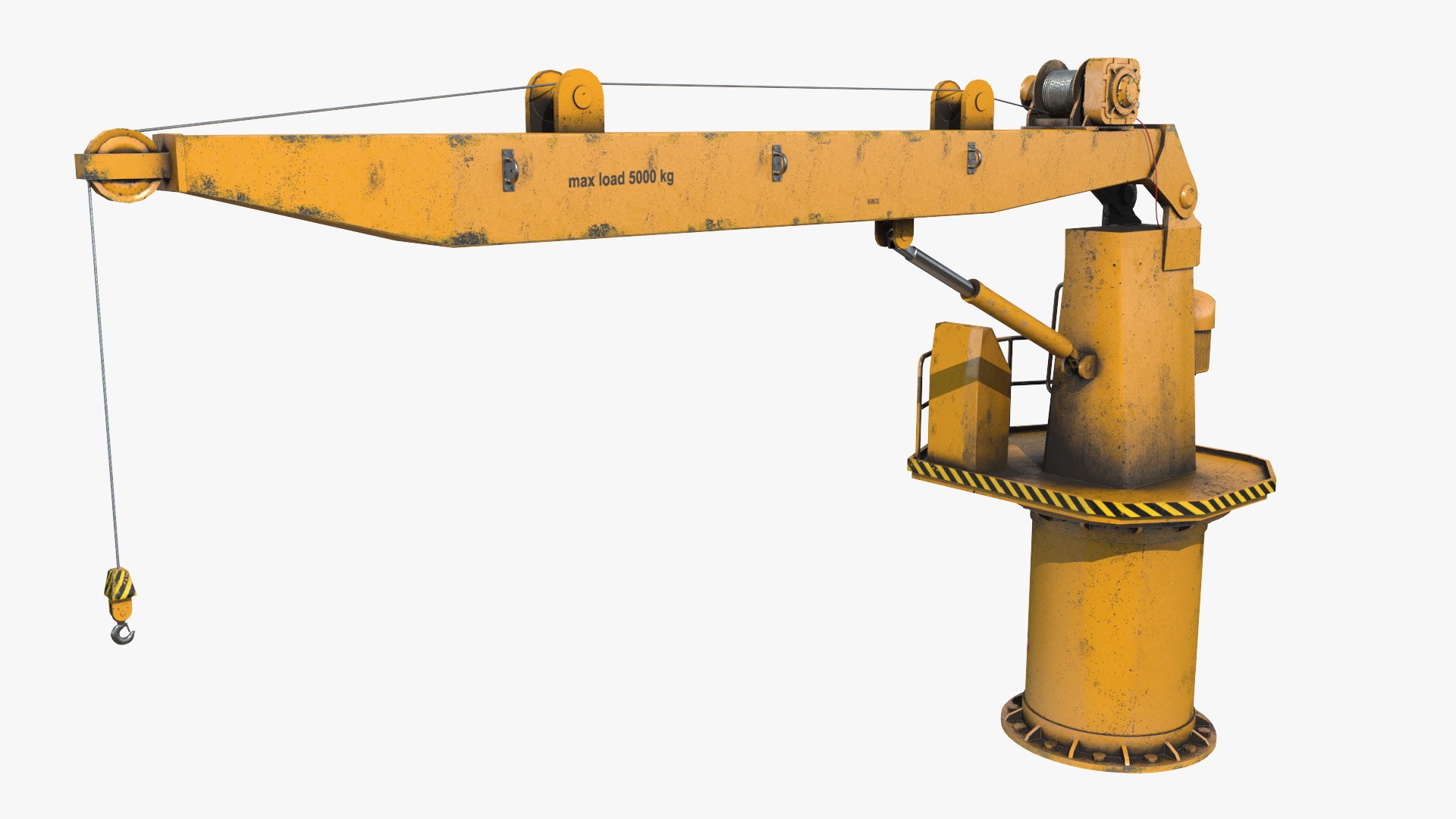 3D davit model TurboSquid 1467749