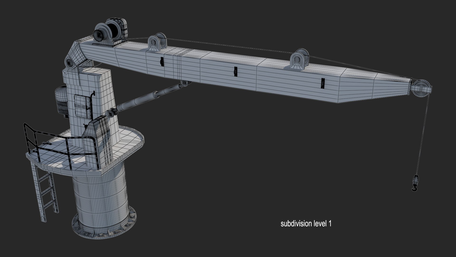3D Davit Model - TurboSquid 1467749