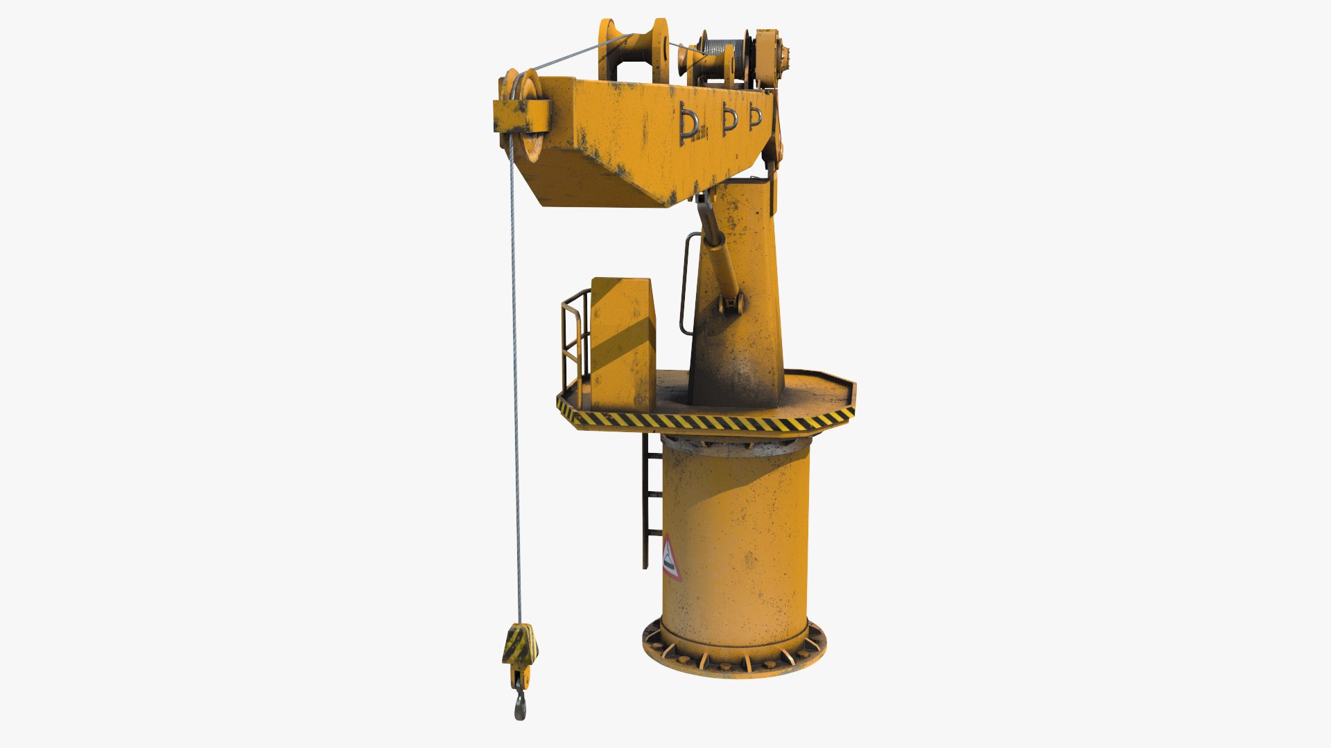 3D Davit Model - TurboSquid 1467749