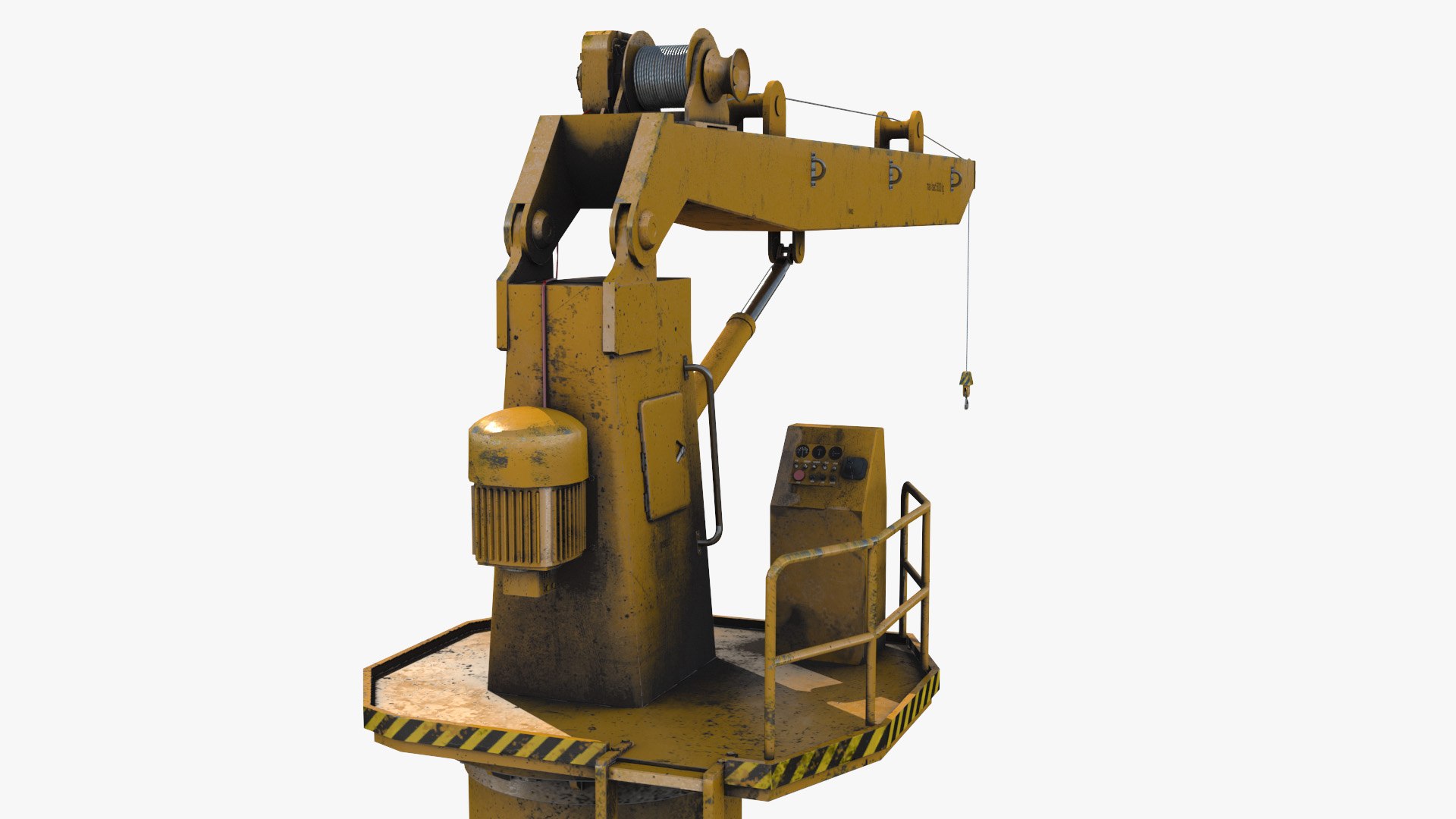 3D Davit Model - TurboSquid 1467749