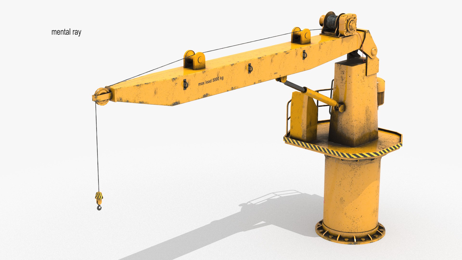 3D Davit Model - TurboSquid 1467749