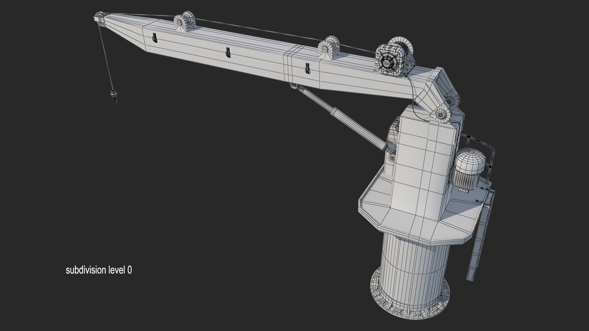 3D Davit Model - TurboSquid 1467749