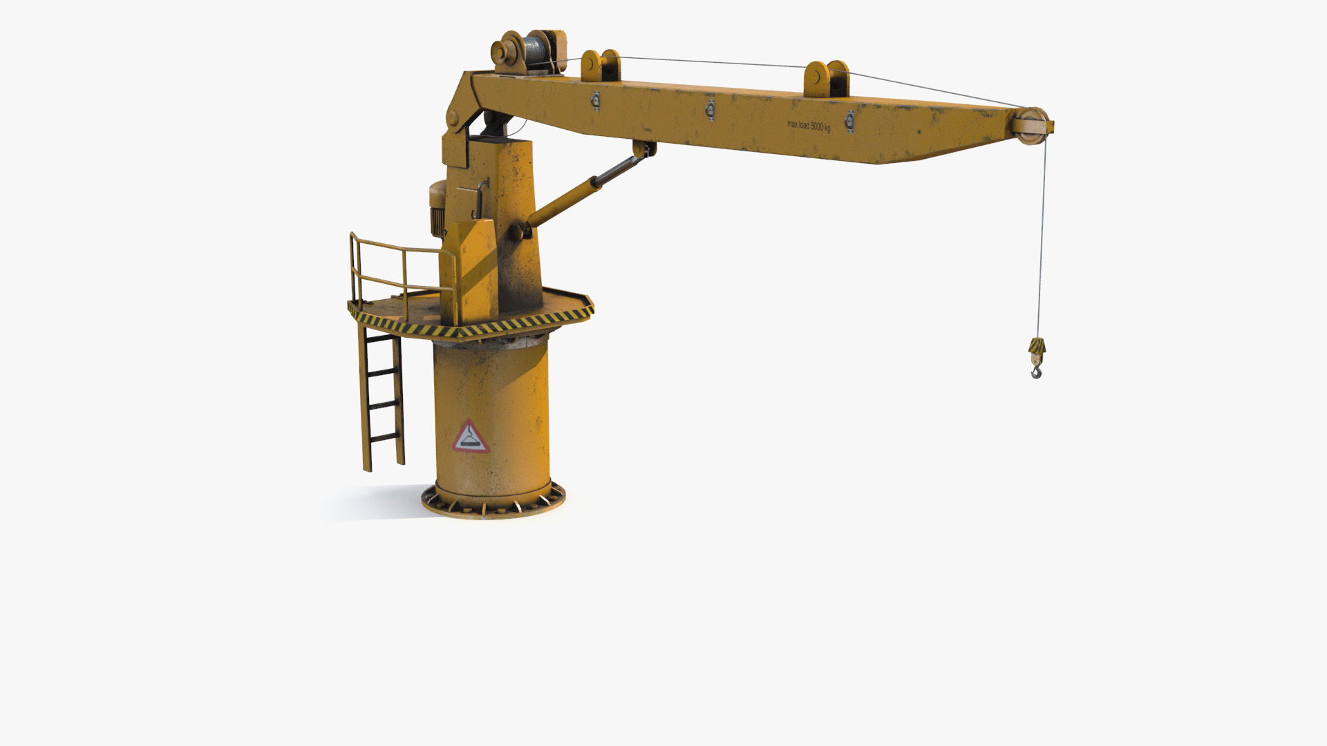 3D Davit Model - TurboSquid 1467749