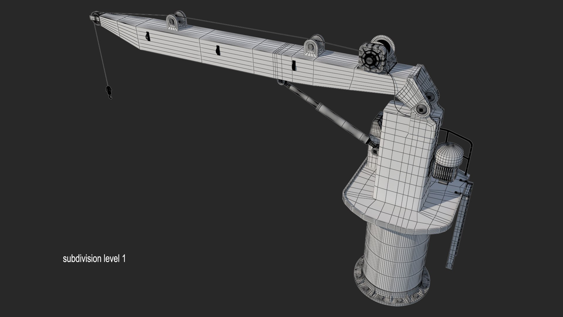 3D Davit Model - TurboSquid 1467749