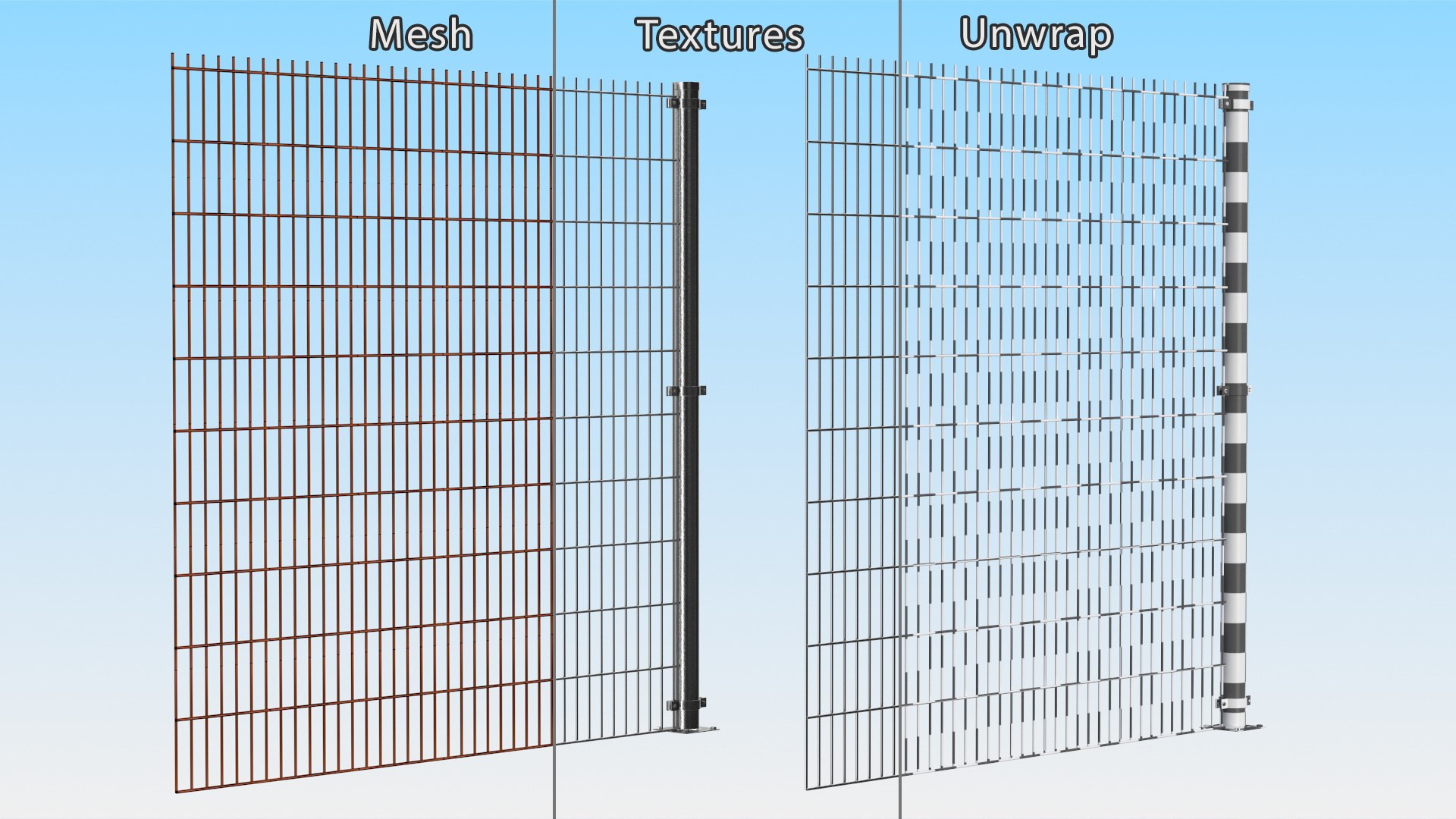 Fences Collection 3D model https://p.turbosquid.com/ts-thumb/jg/isRDIK/MB/fencescollection3dmodel031/jpg/1672116801/1920x1080/fit_q87/7ef635ee46d198990f9d57922d81e9113942bb20/fencescollection3dmodel031.jpg