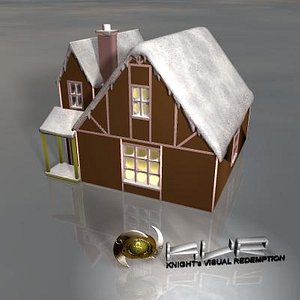3ds max old snow house