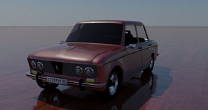 russian car 3d model
