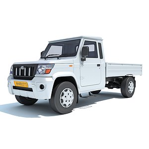 3D Mahindra Bolero Maxx Pik-Up 3D Model Indian Commercial Pickup Truck model