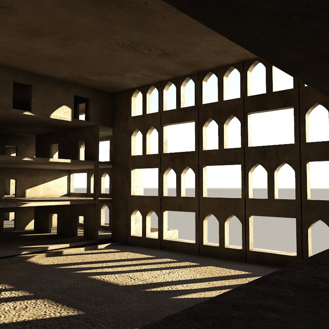 Arabic Building 3D Model - TurboSquid 1226478