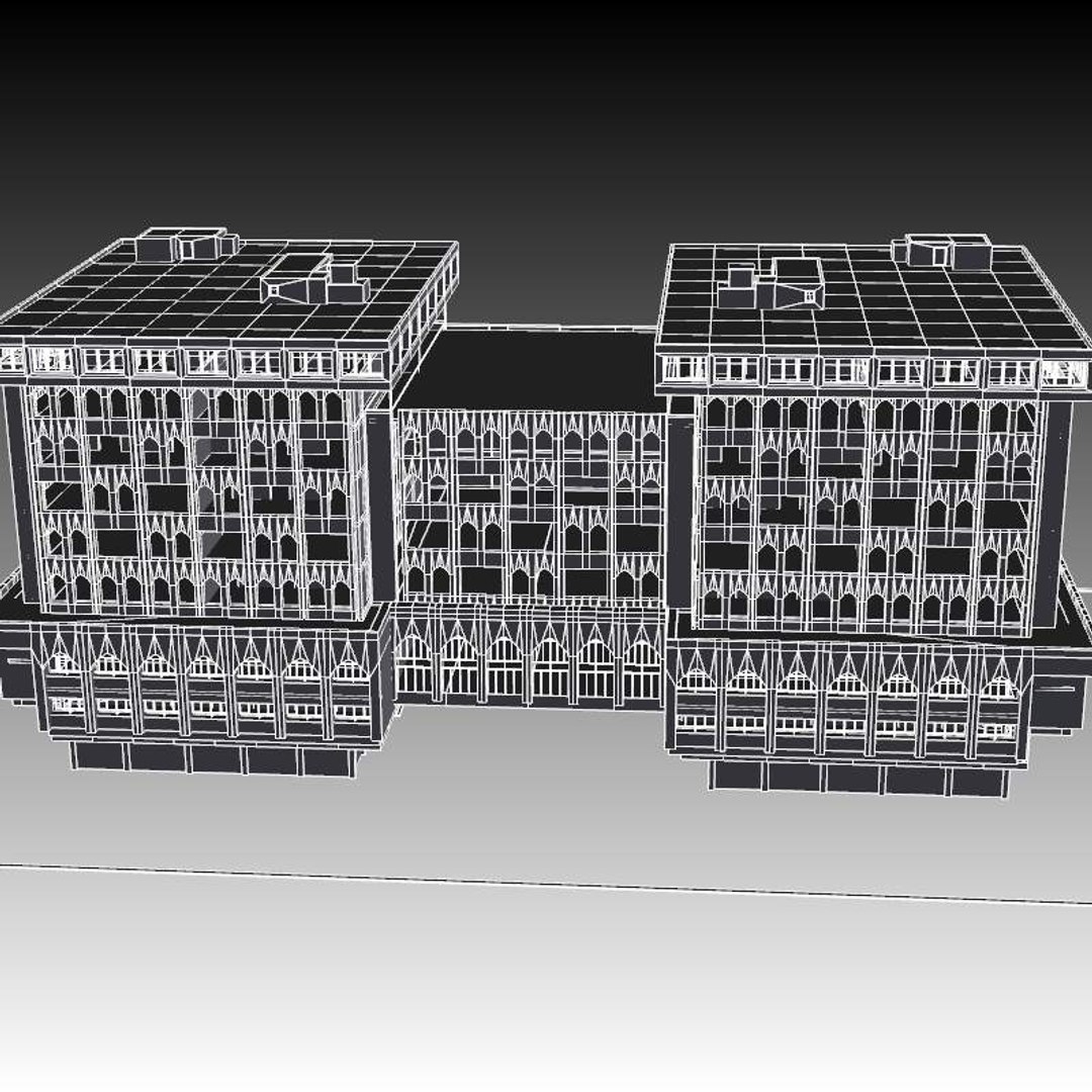 Arabic Building 3D Model - TurboSquid 1226478