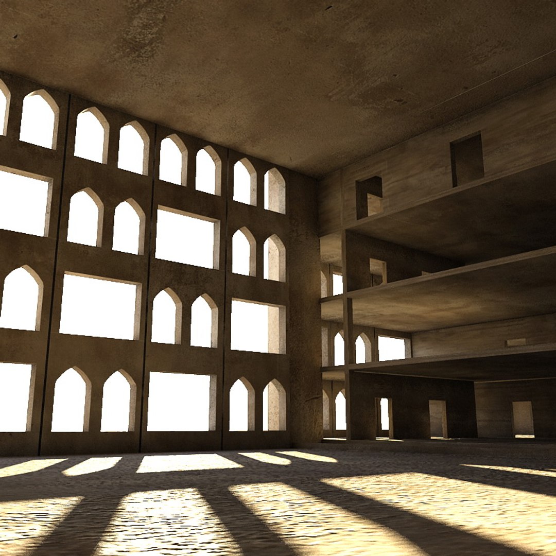 Arabic Building 3D Model - TurboSquid 1226478