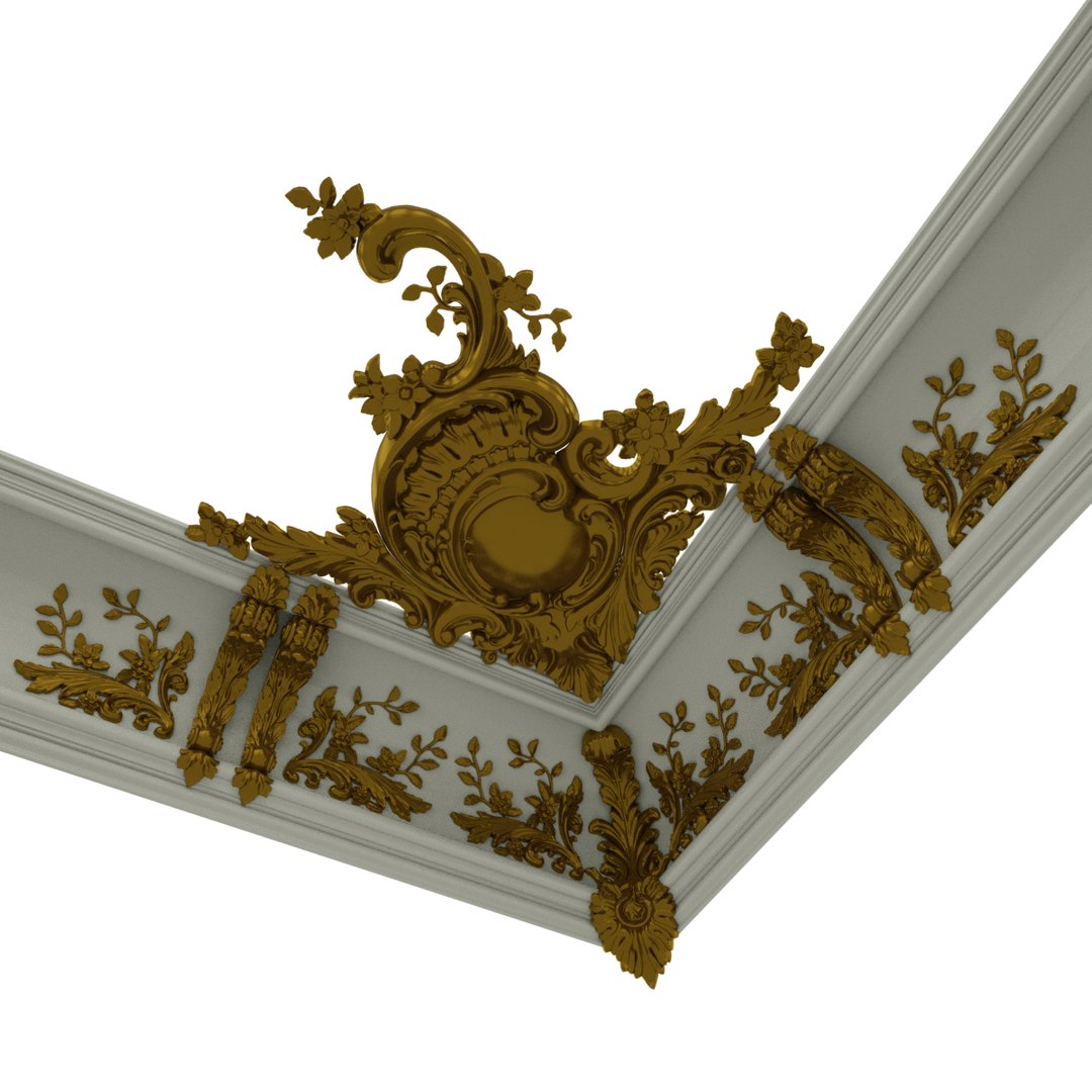 3D Patterned Cornices - TurboSquid 1416133