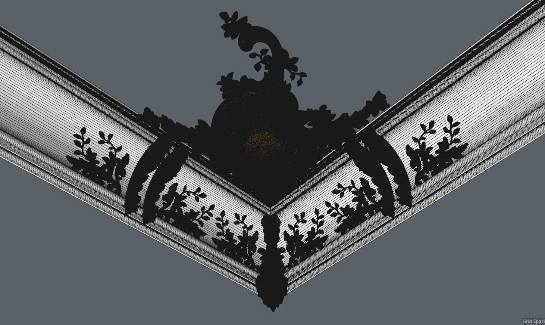 3D Patterned Cornices - TurboSquid 1416133