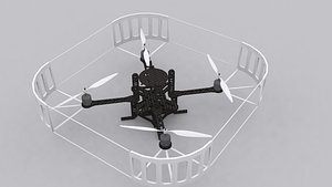 3d model of asctec pelican drone