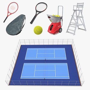 3D model tennis 4
