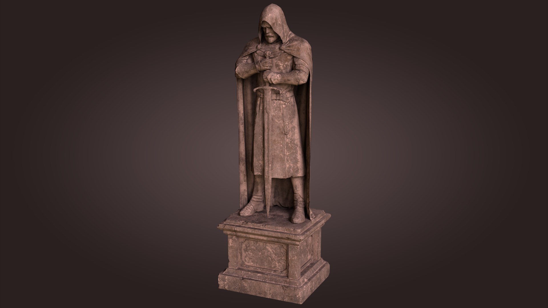 3d ancient statue knight dirty model https://p.turbosquid.