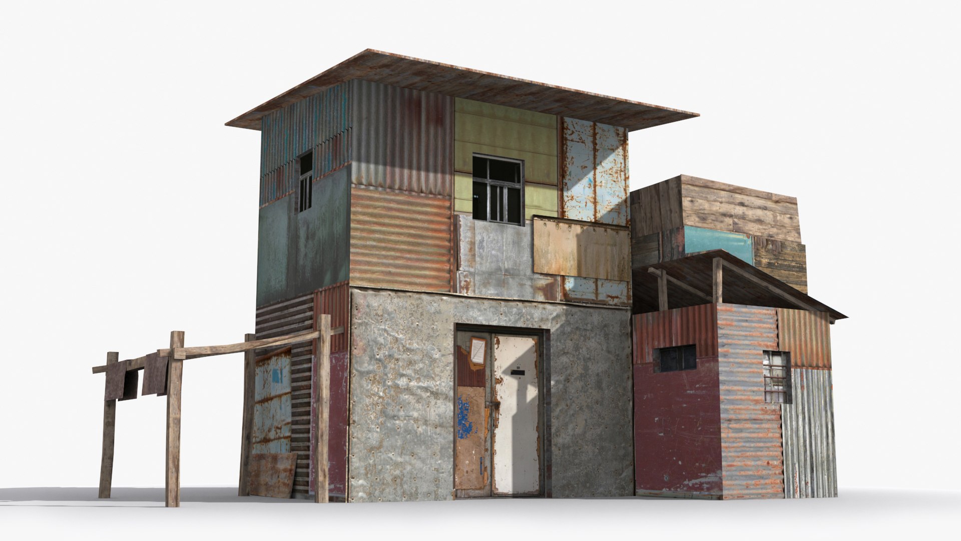 Slum X7 3D Model - TurboSquid 2009546