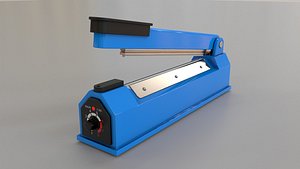 Impulse Heat Sealer Machine - Plastic Bag Sealer 3D model