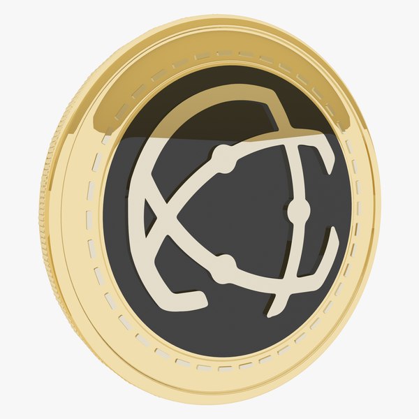 Btu Protocol Cryptocurrency Gold Coin 3D model
