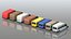 8 minibus van 3d model