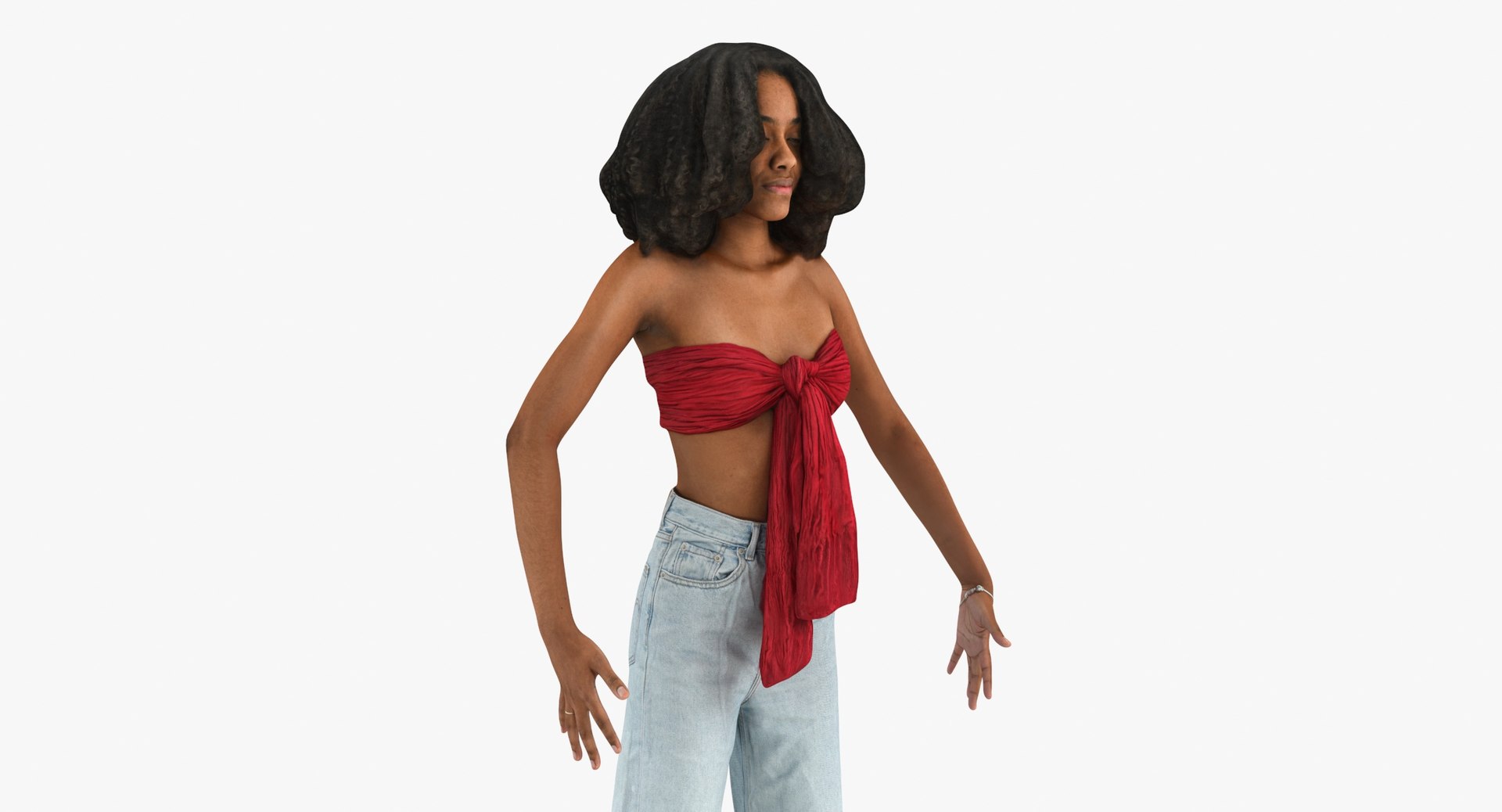 3D model Jennifer Casual Spring A Pose - TurboSquid 2013624