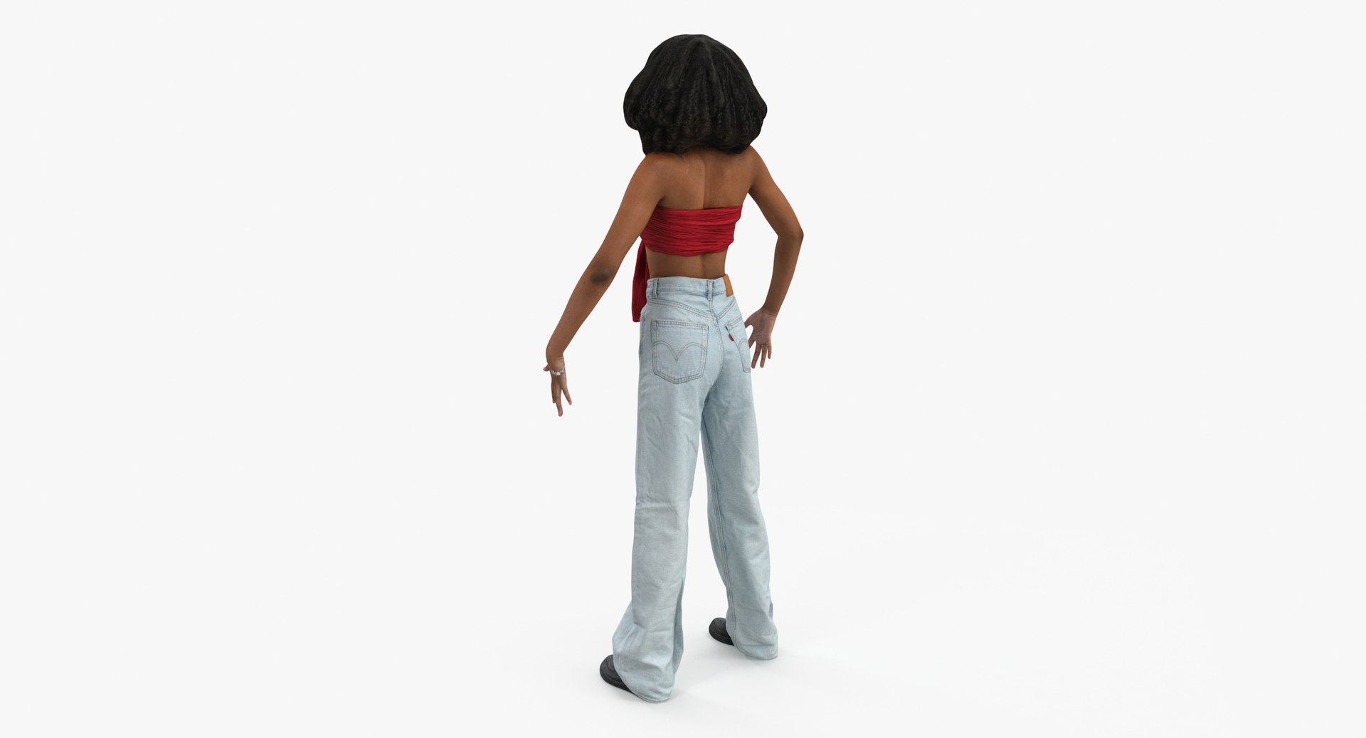 3D model Jennifer Casual Spring A Pose - TurboSquid 2013624