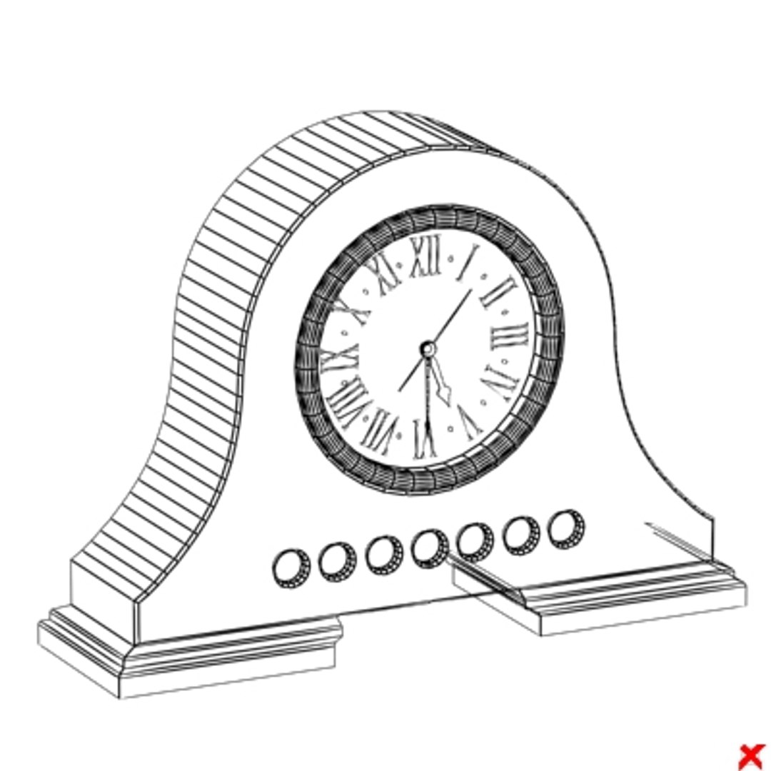 Clock 3d Model