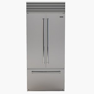 36 Inch Classic French Door Refrigerator Freezer 3D model