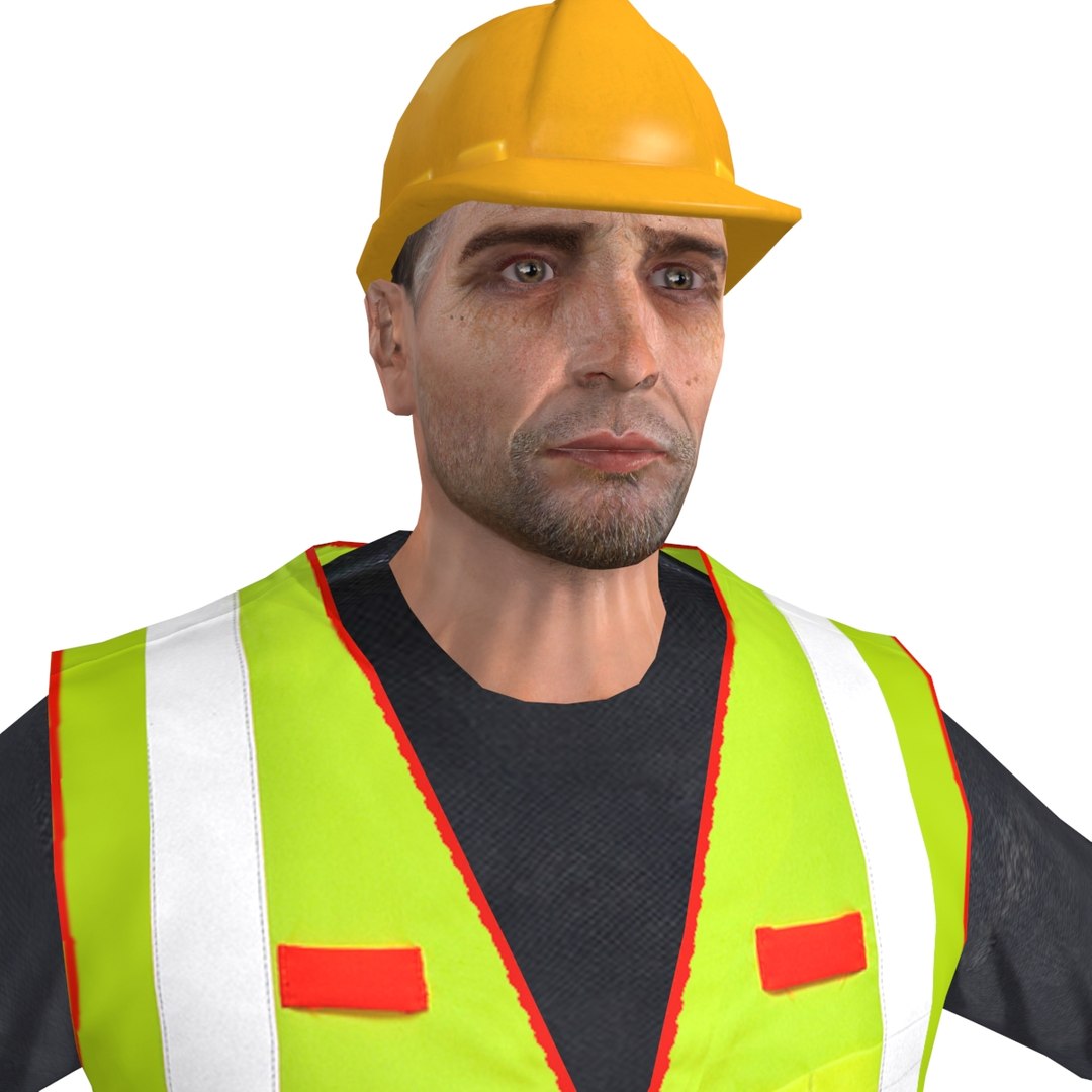 3d Model Construction Character Male