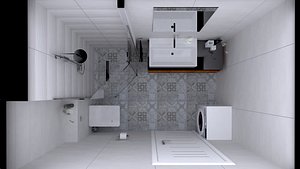 3D model bathrooms