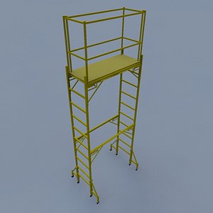 metal scaffolding 3d model