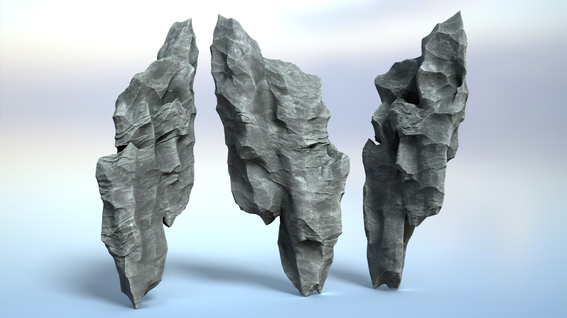 3D 16 Erosion Cave Rocks - 240928 - TurboSquid 2286673